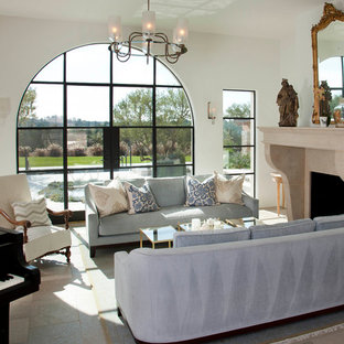 Mediterranean living room in San Diego.