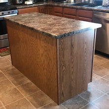 Kitchen island - back panel