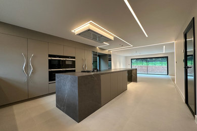 Design ideas for a kitchen in Hertfordshire.