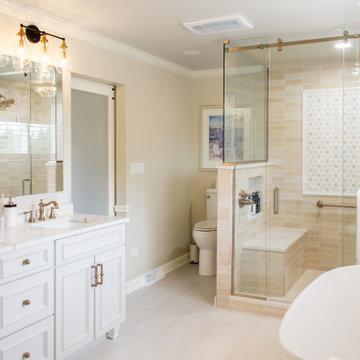 Warm Traditional Master Bath