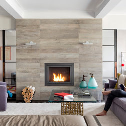 Upper West Side Residence - Indoor Fireplaces