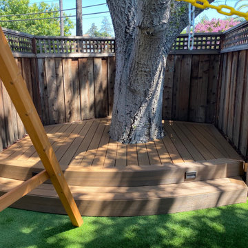 White Picket Fence & Landscaping