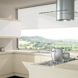 Designer Range Hoods - Futuro Futuro "Jupiter Glass" Series - Range Hoods And Vents