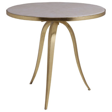 Crystal Stone Round End Table