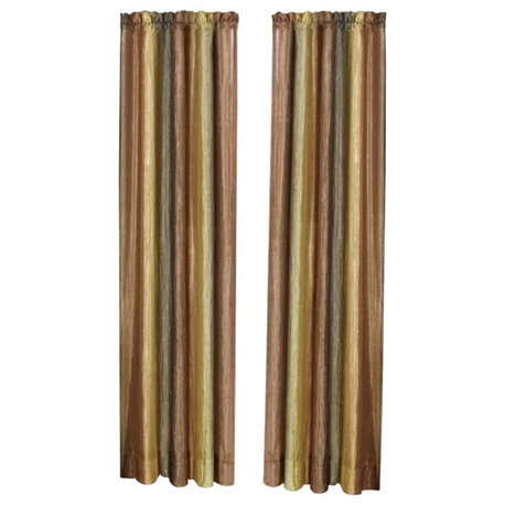 Ombre Window Panels, Set of 2, Autumn, 84"