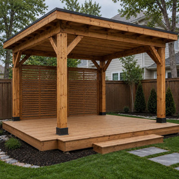 Custom Wooden Gazebo & Deck Construction by Vlad WoodCraft LLC