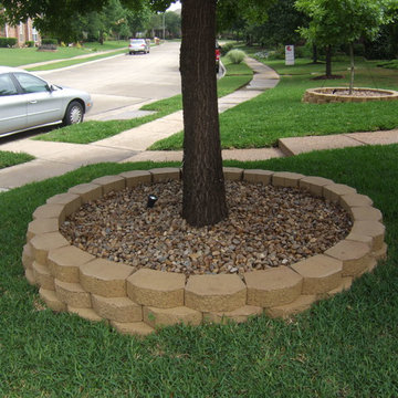 Flower Bed Edging and Sod Installation