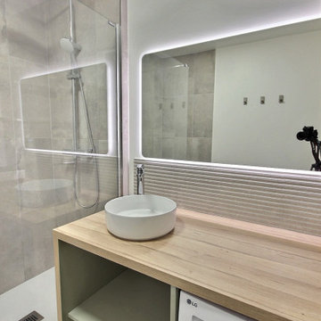 Rénovation d'une salle de bain et d'un WC dans un appartement à Clichy