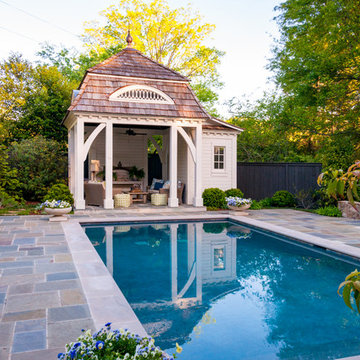 Cape Cod Inspired Pool House