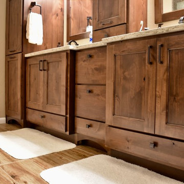 Spacious Acrylic Shower | Full Bathroom Remodel