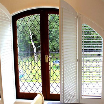 Unusually Shaped Plantation Shutter
