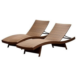 Contemporary Outdoor Chaise Lounges by Homesquare