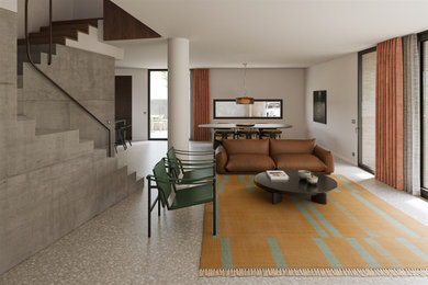 Casa l'OTTO 2. Architettura e Interior Design per una bifamiliare contemporanea.