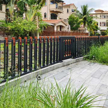 The beauty of the Stand erect series fences and courtyard gate