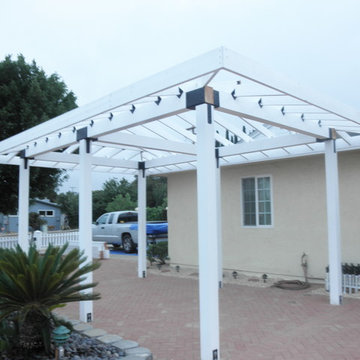 Pergola with a Dutch Gable Roof