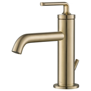 Kraus KBF-1221 Ramus 1.2 GPM 1 Hole Bathroom Faucet - Brushed Gold
