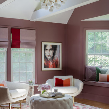 Vibrant Haven- library room Featured in Best of Boston- Boston Home 2023! Photo
