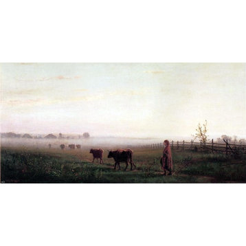 Junius R Sloan Cool Morning on the Prarie Wall Decal