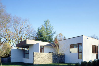 Example of a minimalist exterior home design in Nashville