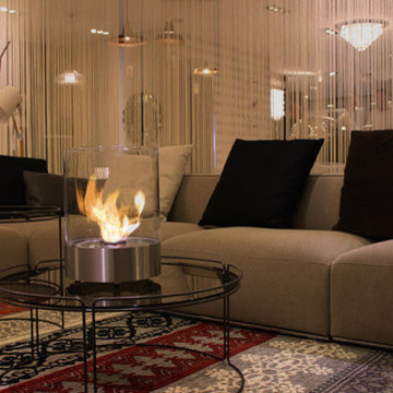 Simple Commerce Tabletop Fireplace