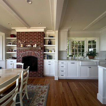 Sausalito shingle farmhouse kitchen