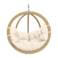 Contemporary And Modern Garden Swing Seats Houzz Uk As Globo Hanging Chair Natural 1 Seater Garden Swing Seats