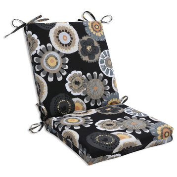 Crosby Squared Corners Chair Cushion, Black