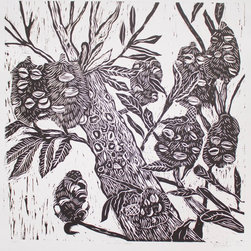 Banksia -woodcut print - Fine Art Prints