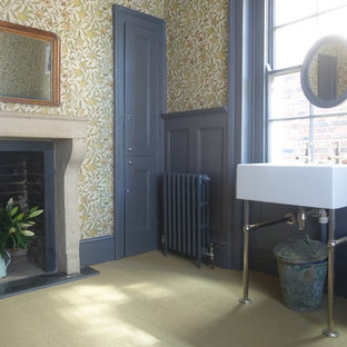 Exemple d'une salle de bain romantique de taille moyenne.