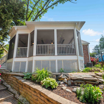 Beautiful Screened Porch Gives Arlington Homeowners Space for Entertaining and R
