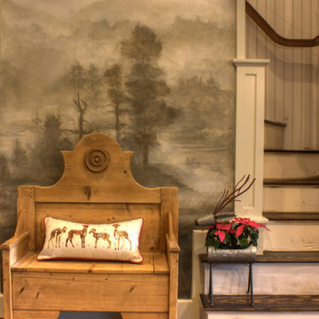 Ethereal Woodland Landscape Mural