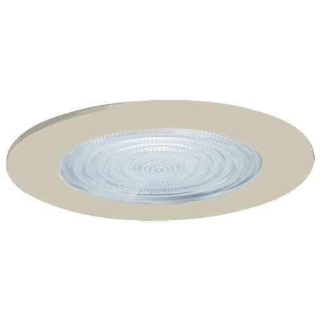 5-Inch Line Voltage Shower Trim With Fresnel Lens Trim, Satin Chrome