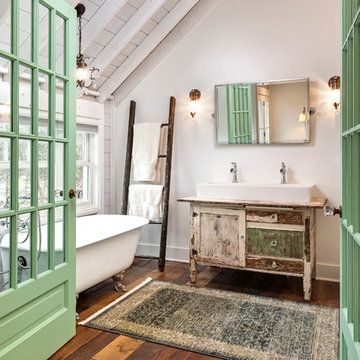 Wahoo Lake house master bath