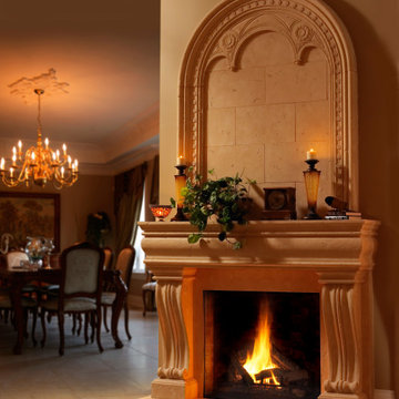 Mantels with overmantels by Omega Mantels