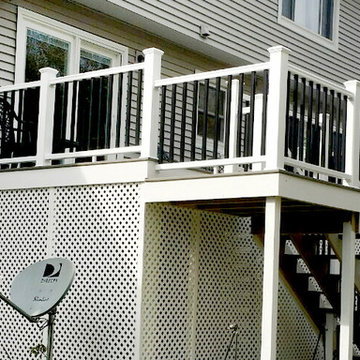 Outdoor Deck with Stairs