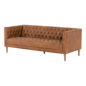 Four Hands Williams Leather Sofa, 75"