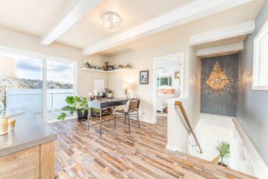 Inspiration for a coastal dining room remodel