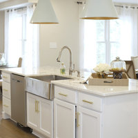 Lange Stainless Steel 32" Single Bowl Farmhouse Undermount Kitchen Sink, Polished Stainless Steel