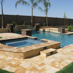4 sz. Pattern Set Travertine - Hot Tub And Pool Supplies