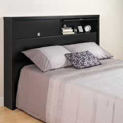 Prepac Black Series 9 Designer 2-Door Headboard - Headboards