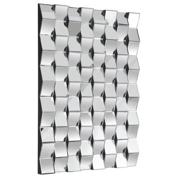 Ziggy Rectangular Contemporary Geometric Designed Mirror