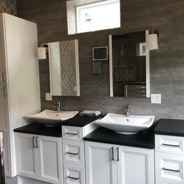 Contemporary Kitchen and Master Bathroom Update