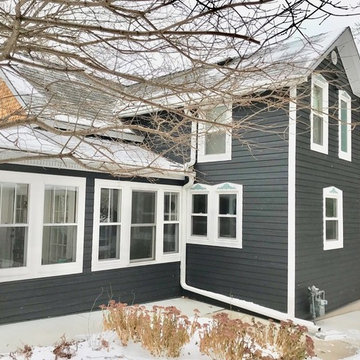 Adam’s & Erin’s Decking, Window, Metal Roofing, Insulation, & Siding Project in