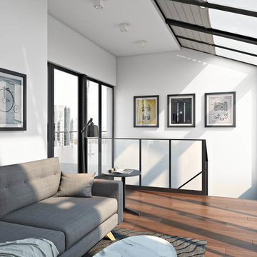 3D Rendering for a modern apartment.