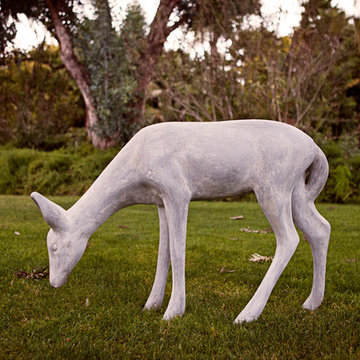 Feeding Deer Statue