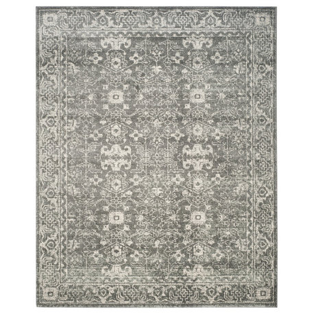 Safavieh Evoke Collection EVK270 Rug, Gray/Ivory, 8'x10'