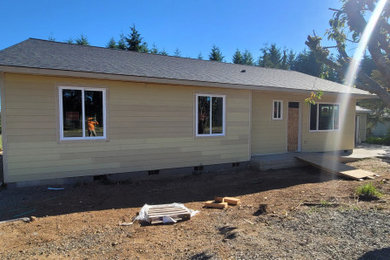 fire, damaged house rebuild