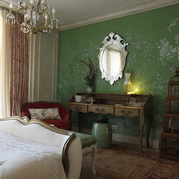 hand painted wallpaper/ Embroidered wallpaper and other hand painted prodcuts