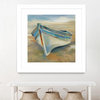 Giant Art 30x30 Low Tide Matted and Framed in Pink
