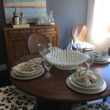 Dining Room with an overall relaxed and luxe vibe